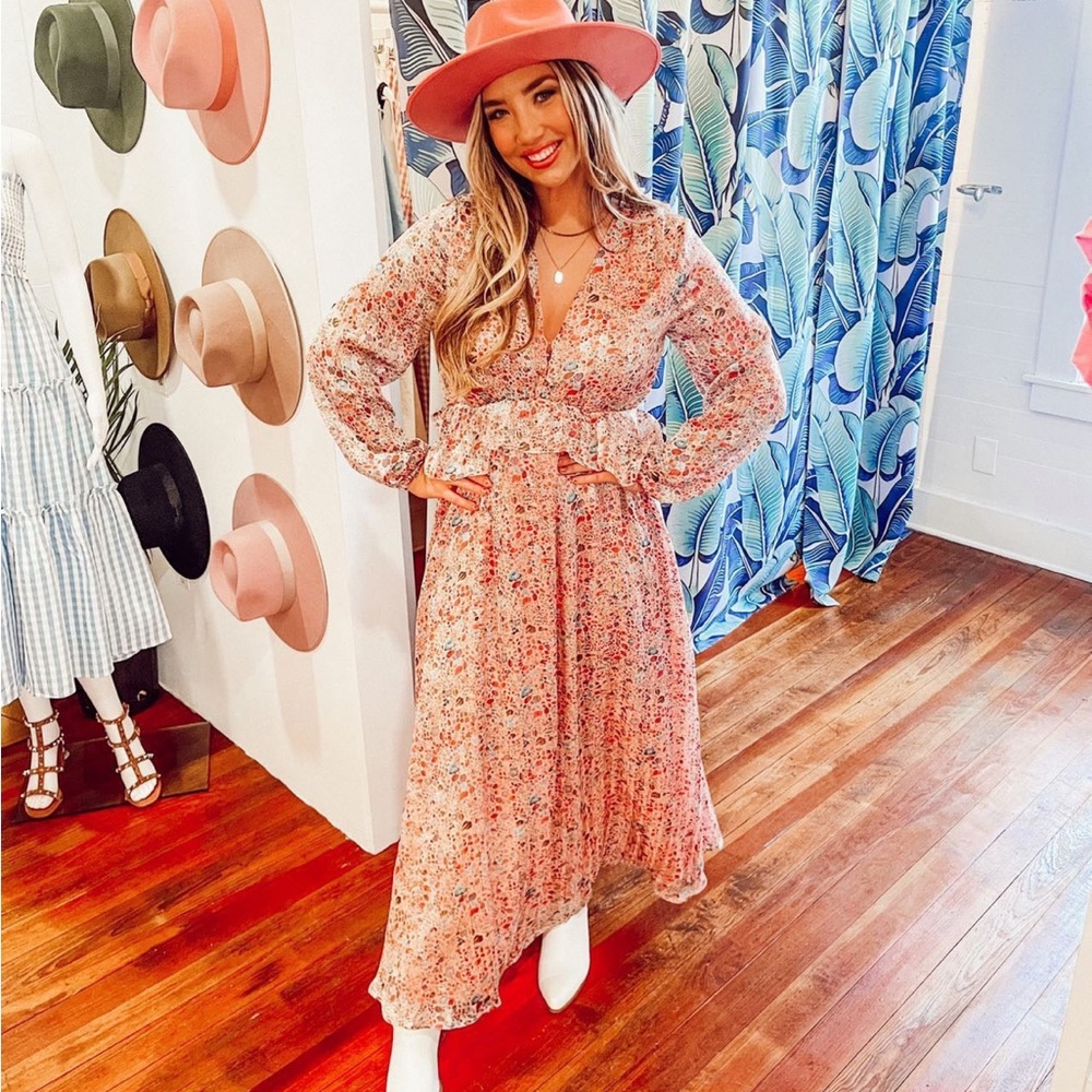 buddy love eden long sleeve maxi dress nwt 🤩